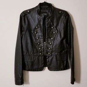Faux Leather Jacket